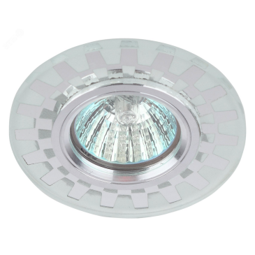 Светильник cо светодиодной подсветкой ЭРА DK LD47 SL 13 Вт, точечный, цоколь GU5.3, тип лампы LED/КГМ, декоративный, цветовая температура - 4000 K, IP20, цвет свечения - белый, цвет светильника - зеркальный